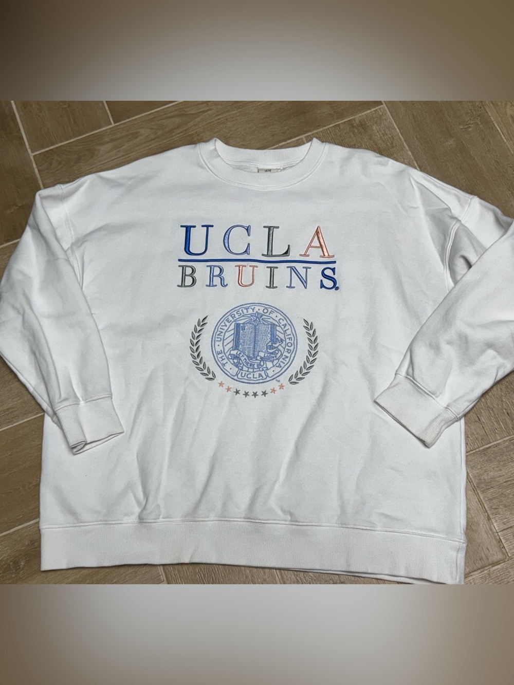 UCLA Bruins Oversized Pullover Sweatshirt Size Small H&M